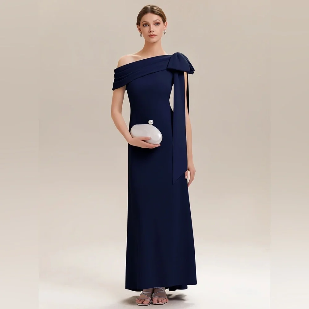 asymmetrical black tie dress A-Line Asymmetrical Party Dress Cocktail Dress Wedding Guest Dress Mother of the Bride Dress Sleeveless Jewel Neck Elegant High Low Wedding Guest Wedding Party Black Tie Satin with Shouder Flower 2026 -